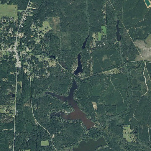 Aerial imagery of Lake Tejas Dam, TX