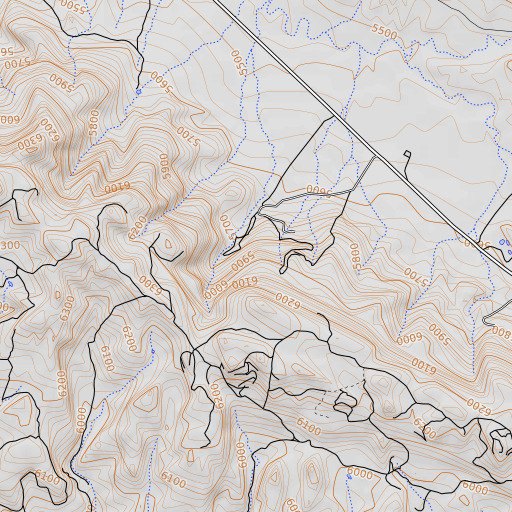 OpenTopoMap map of Uncle Sam Mine, CO