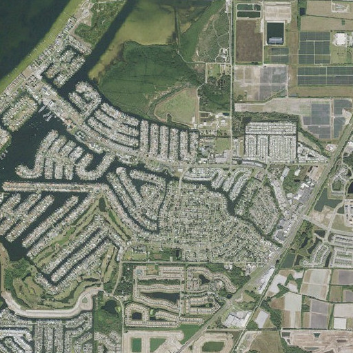Aerial imagery of Apollo Beach, FL