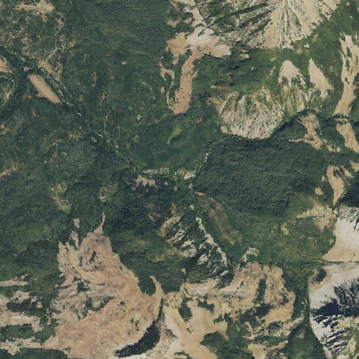 Aerial imagery of Sink Creek, CO
