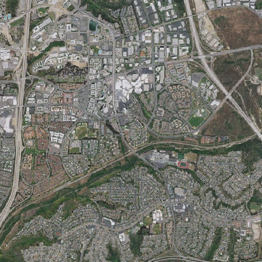 Aerial imagery of Doyle Elementary School, CA