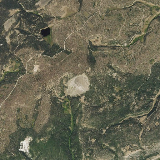 Aerial imagery of Black Mountain, CO