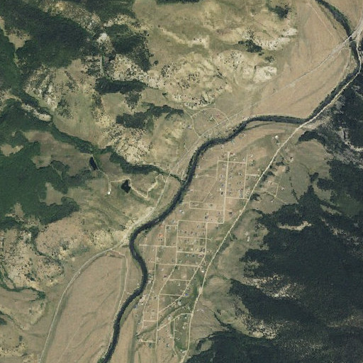Aerial imagery of Fir Creek, CO
