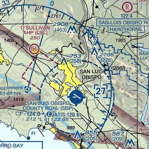 FAA VFR chart of Laureate Elementary School, CA