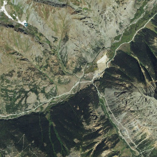 Aerial imagery of Hematite Gulch, CO