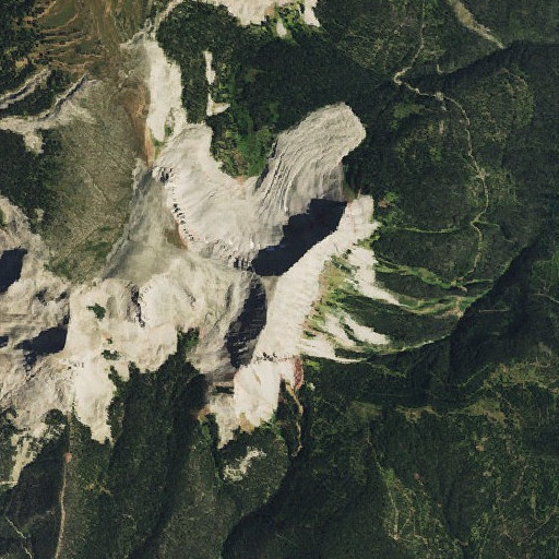 Aerial imagery of Grayrock Peak, CO