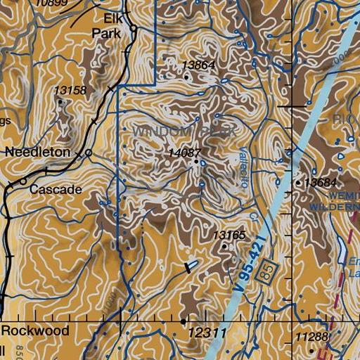 FAA VFR chart of Chicago Basin, CO
