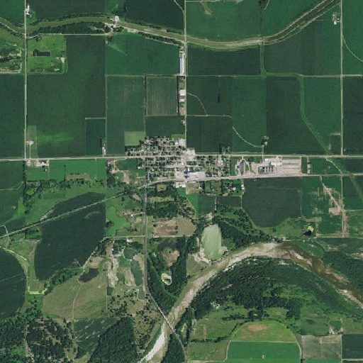 Aerial imagery of Monroe, NE
