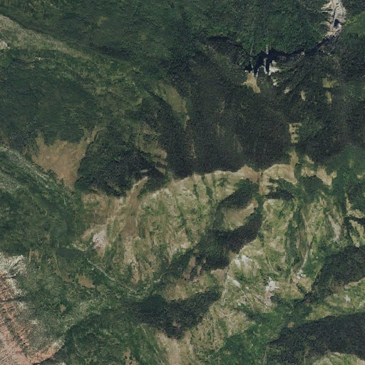 Aerial imagery of Baldy Peak, CO