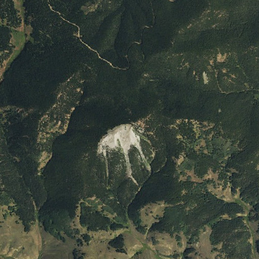 Aerial imagery of Boston Peak, CO