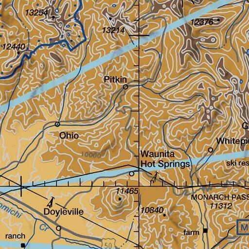 FAA VFR chart of Campbird Mine, CO