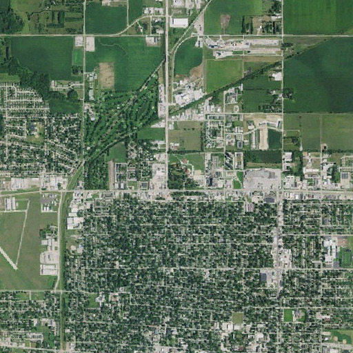 Aerial imagery of Morris Cottage, NE