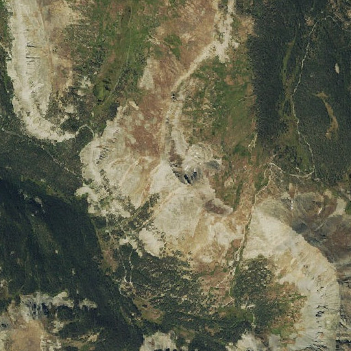Aerial imagery of Mount Chapman, CO