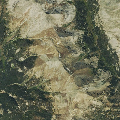 Aerial imagery of Vulcan Mountain, CO