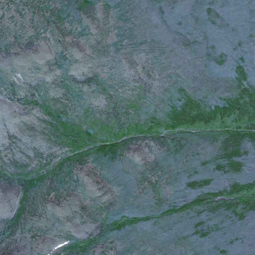 Aerial imagery of Cabin Gully, AK