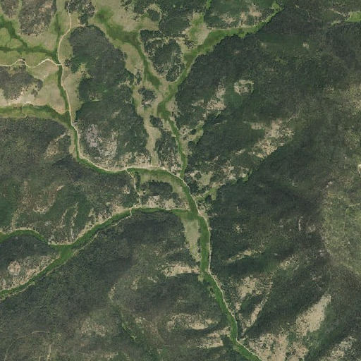 Aerial imagery of Deer Creek, CO