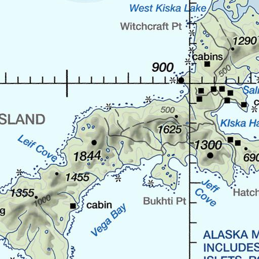 FAA VFR chart of Lawson Hills, AK