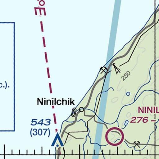 FAA VFR chart of Old Ninilchik, AK
