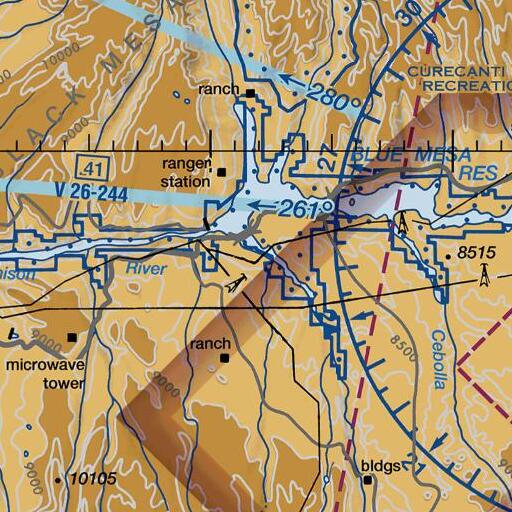 FAA VFR chart of Swift Creek, CO