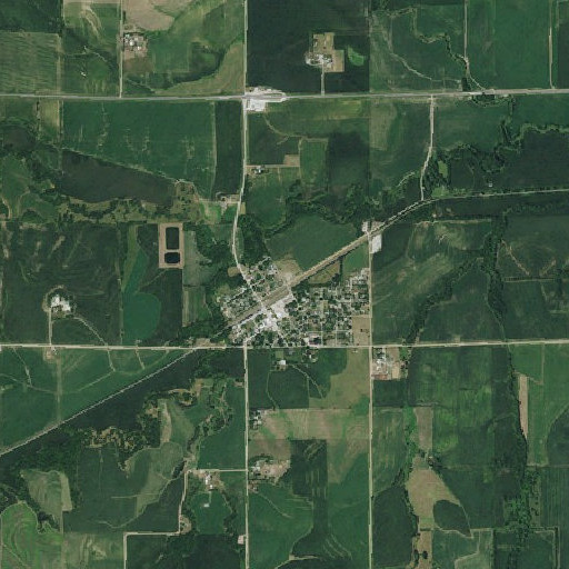 Aerial imagery of Saint John Elementary School, NE
