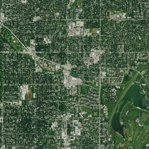 Aerial imagery of Normal Post Office (historical), NE