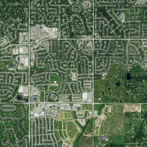 Aerial imagery of Cavett Elementary School, NE