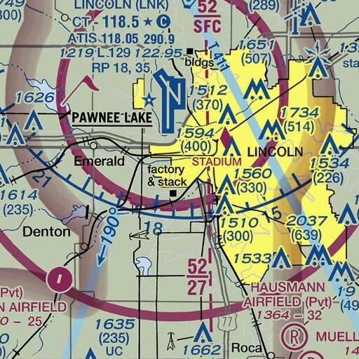 FAA VFR chart of Roper Elementary School, NE
