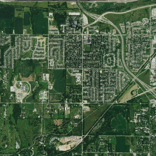 Aerial imagery of Roper Elementary School, NE