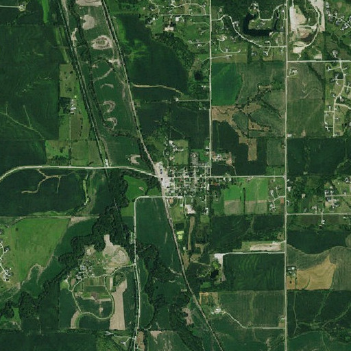 Aerial imagery of Roca Post Office, NE