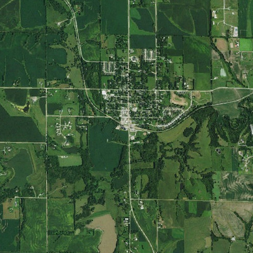 Aerial imagery of Bennet, NE