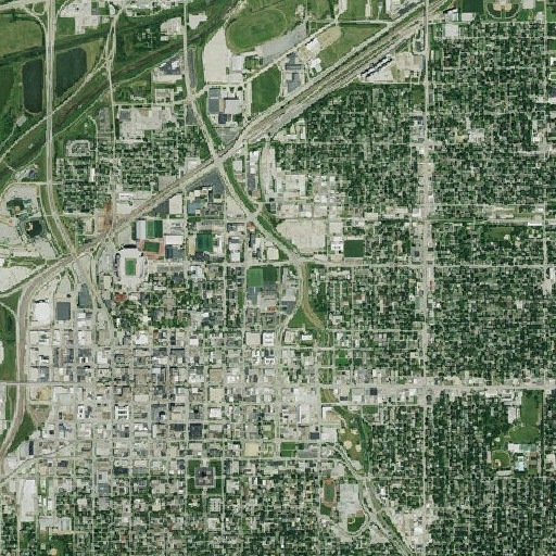 Aerial imagery of Trago Park, NE