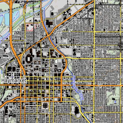OpenTopoMap map of Trago Park, NE