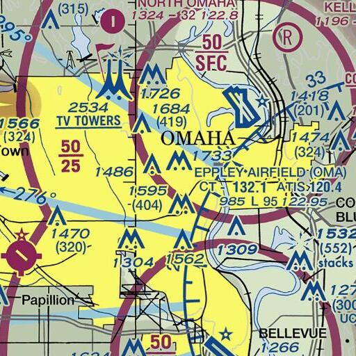 FAA VFR chart of Jackson Alternative Center, NE