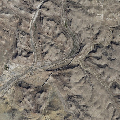 Aerial imagery of Box Canyon, AZ