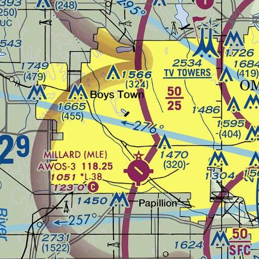 FAA VFR chart of Montclair Park, NE