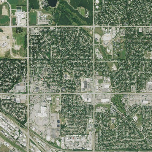 Aerial imagery of Montclair Park, NE