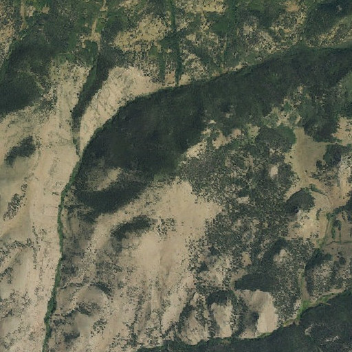 Aerial imagery of Sheep Mountain, CO