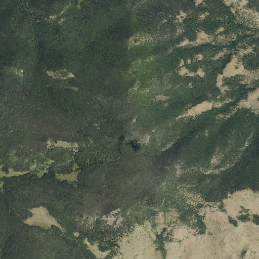 Aerial imagery of Tracy Mountain, CO
