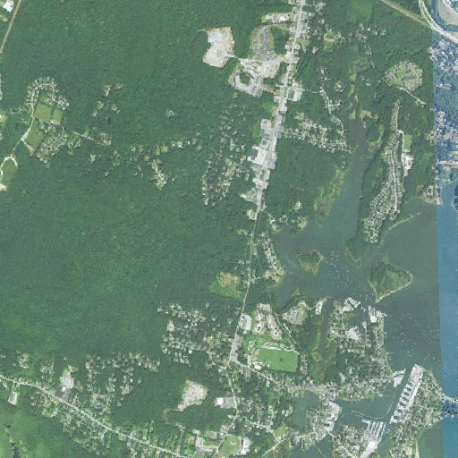 Aerial imagery of William Hall Plot, RI