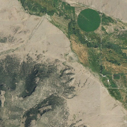 Aerial imagery of Higgins Spring, CO