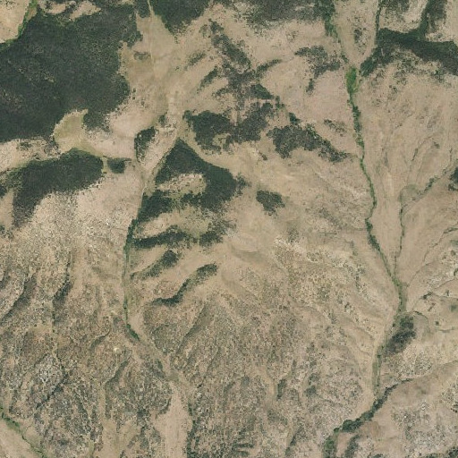 Aerial imagery of Cyclone Mountain, CO