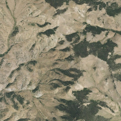 Aerial imagery of Ridge Spring, CO