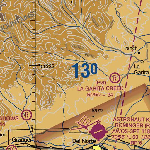 FAA VFR chart of Eagle Mountain, CO