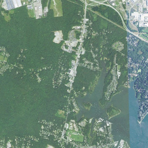 Aerial imagery of Smiths Castle, RI