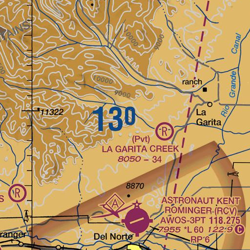 FAA VFR chart of Eagle Rock, CO