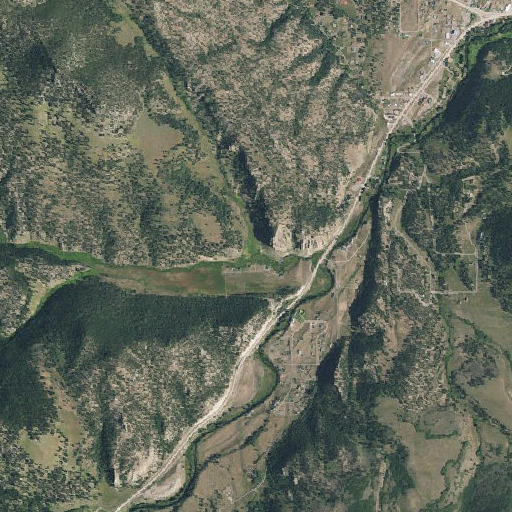 Aerial imagery of Walker Draw, CO