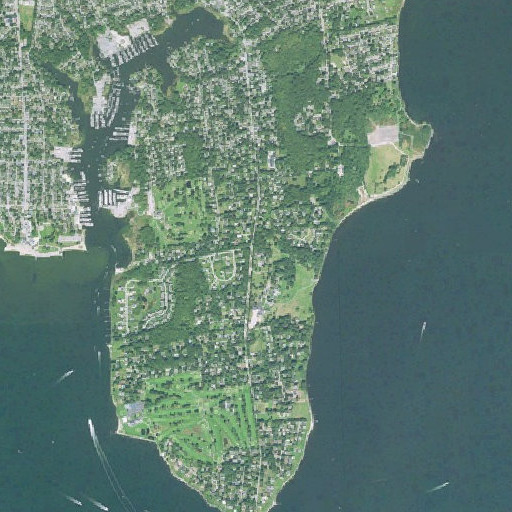 Aerial imagery of John Greene School, RI
