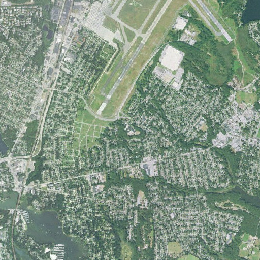Aerial imagery of John Wickes School, RI