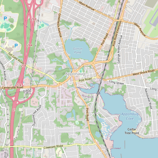 OpenStreetMap map of Warwick Museum, RI