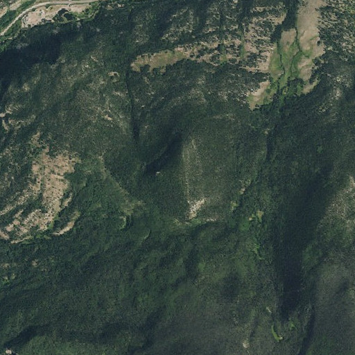Aerial imagery of Grouse Mountain, CO